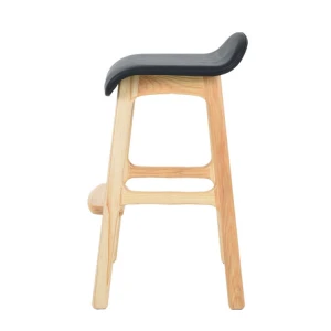 Modern wooden legs high bar chair wood bar chair wooden leg