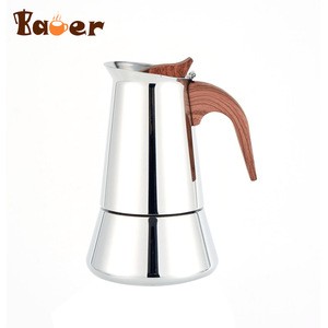 Moka Pot Excellent Material 4 Cups Stainless Steel Coffee Maker