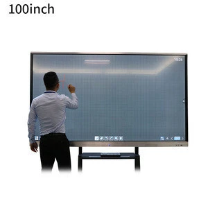Monitor 100 inch Anti glare touch panel Smart tv 55&quot; 65&quot; 75&quot; 86&quot; 100&quot; educational whiteboard for classroom