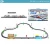 Import Most selling kids cheap plastic slot track racer toy with car from China