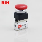 MOV 1/8'' PT Roller/Push Button/Switch Air Pneumatic Mechanical Control Valve