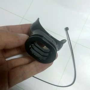 MP-38 Transparent/black Silicone Sub Diving equipment silicone snorkel mouthpiece