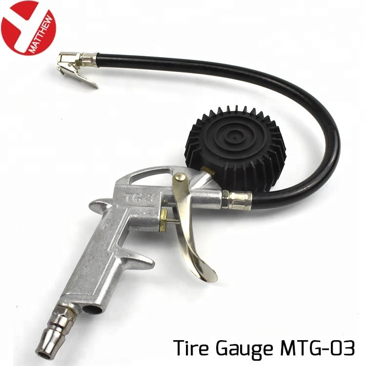 MTG-03 Tick Mark Tire Pressure Gauge with Tyre Inflator Gun