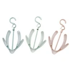 Multi-function 360 degree swivel plain color windproof shoe rack hanging shoes hanger hook