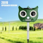 Multi Solar Outdoor Insect Repellent Pest Control for Monkey With Alarm and PIR Sensor