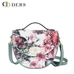 multicolor PU leather messenger bag lady crossbody bag women handbags shoulder