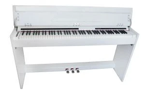 Multifunctional electronic digital piano with electronic percussion, song demonstration, recording and playback