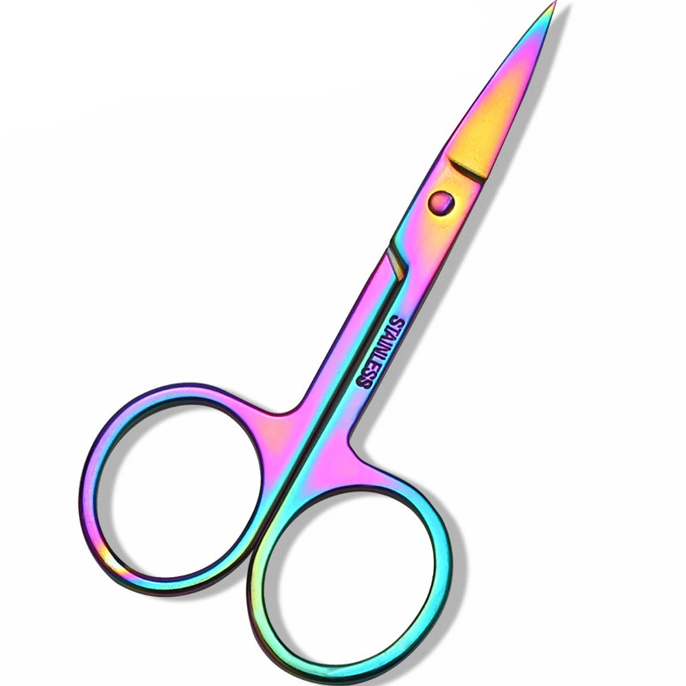 Mytingbeauty Oem Stainless Steel Eyelash Extension Scissors Eyebrow Tweezer Scissors For Full Strip Lashes