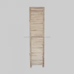 Natural 3 Panels folding  wood dining and living room partition divider designs