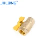 natural gas check shut-off valve  butterfly brass filling gas ball valve for gas stove