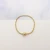 Import New Arrival Genuine 18K Gold Chain Ring Jewelry, Cheap Wholesale Trendy 18K Real Gold Chain Finger Ring Jewelry from China