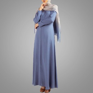 New Arrival High Quality Fashion Kftan Muslim Maix Dress Abaya Long Sleeve Islamic Clothing