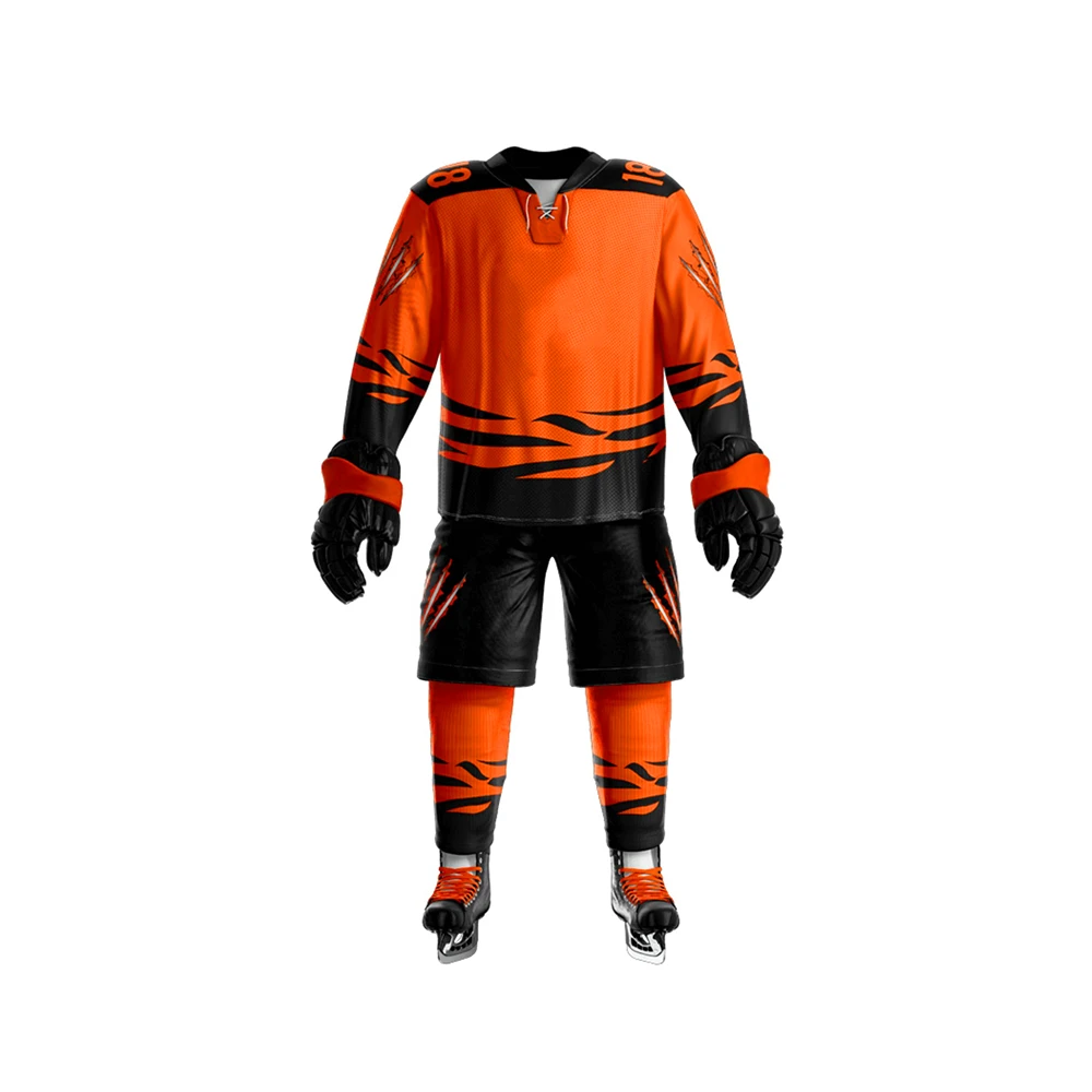 New Arrival Ice Hockey Uniform With Custom Logo Breathable Polyester Made Uniform In Reasonable Price