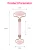 New Arrival Patent 100% Real Natural Pink Crystal Jade Roller For Face Lift Facial Massage Roller Rose Quartz Jade Roller
