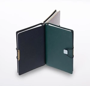 new arrival replaceable magnetic notepad a5 leather PU hard cover elastic band magnet notebook designer magnetic bind notebook