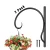 Import New arrive wall-mounted iron basket hooks hanger plant flower pot hanging bracket metal stand iron outdoor from China