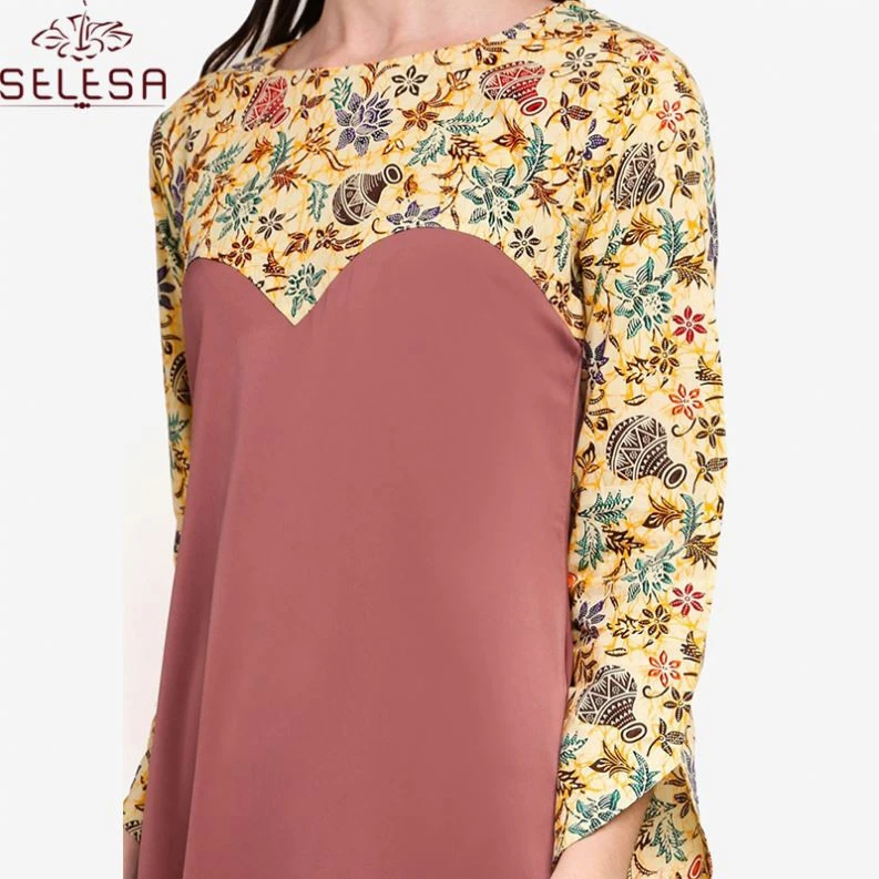 New Beautiful Anak Baju Kurung Hotsale Long Sleeve Blouse Muslim Abaya With Women Islamic Clothing