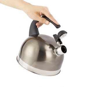 New color 1.5L/2L/2.5L Whistling water cooking kettle stainless steel for Outdoor Camping