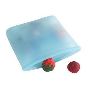 New Design Freezer Fresh Vegetable Reusable Silicone Food Storage Bag