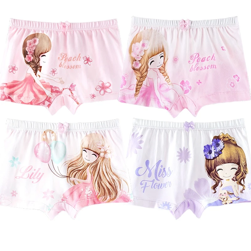 new design girls panties cotton briefs shorts kids underwear
