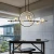 Import New Design Glass Bubble Chandelier LED Nordic Black Kitchen Island Hanging Lights Round Ring Decor Lighting Fixtures 110-220V from China