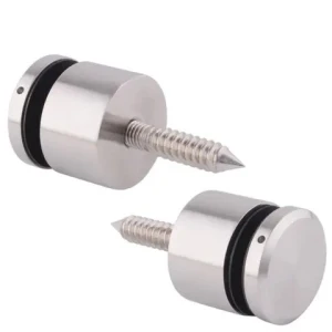 New Design Glass Railing Hardware Wall To Glass Stainless Steel 316 Glass Standoff
