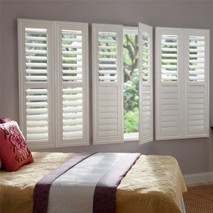 New Design Luxury Quality Good Prices Snow White 89Mm Plantation Shutters China