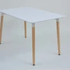 new design modern dining table with wooden legs for coffee design No. YM-C004