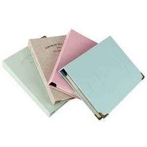 New Design  Photo Album  with 120 Pockets  for Children Pu Leather Cover