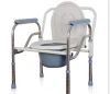 new design portable folding commode chair adjustable commode  toilet chair