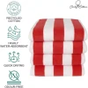 New Design pure cotton  golf beach towel with long stripes