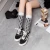 Import New Design trend Japanese and Korean leg high tube letter socks and knee socks women socks from China