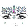 New Face Tattoo sticker rhinestone stickers face gems body art for festival birthday party decoration