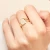 Import New Fashion Minimalist Ring Custom Stainless Steel Jewelry 18K Gold Plated Engravable Blank Round Signet Ring for Women from China