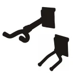 New Guitar Accessories Frame Wall Mount Musical Guitar Stand Mount Hook for Violins Mandolin Stringed Instruments Parts