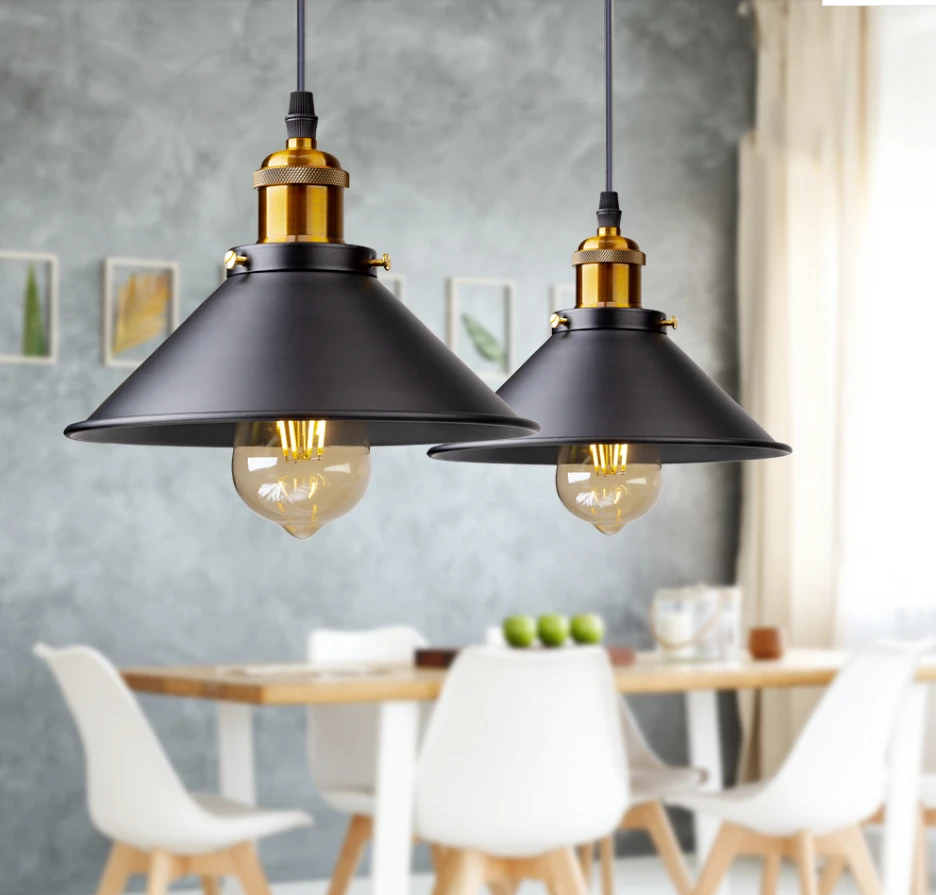 New Industrial Pendant Light Vintage Chandelier Hanging Lamp Modern Pendant Ceiling Lamps