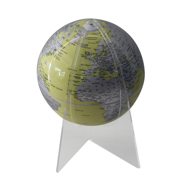 New product decorative geography world map district globe 17 cm plastic earth globe