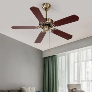 New Product Hot Selling Fancy Zipper Switch Ceiling Fan With 220V Light