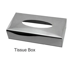 New to sale high quality household stainless steel tissue box