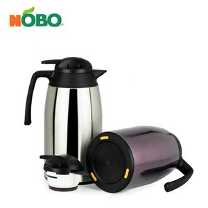 Newest Double Wall Thermos Flask Coffee Carafe 304 Stainless Steel Vacuum Jug with Custom Color