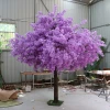 Newest real purple centerpiece wedding artificial indoor bonsai cherry blossom tree arches