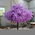 Newest real purple centerpiece wedding artificial indoor bonsai cherry blossom tree arches