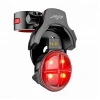 Newest USB rechargeable bicycle tail light mountain bike laser road saddle rear light