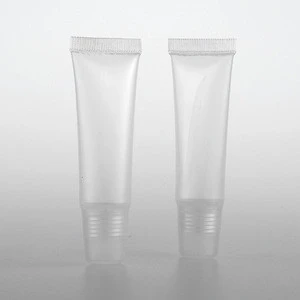 nimi small sample cosmetic lip balm packaging applicator tube empty plastic lip gloss tube with applicator 8g plastic tube