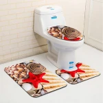 Non Slip Hotel Spa Bathroom Rugs 100 Cotton Thin Bath Mat