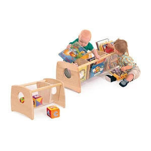 Nursery Furniture Solid Wooden Storage Toys or Books Display Stand