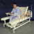 Import Nursing home manual disabled wheelchair hospital bed with wheels MNB-05N from China