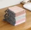 O237 Square Hanging Microfiber Kitchen Absorbent Hands Wipe Washing Dish Towel Cleaning Cloth