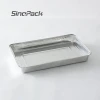 Oblong Disposable Aluminum Foil Tray for Food Packaging