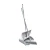 OEM Good Quality plastic fordable wind proof grey household toilet cleaning brooms and dust pan with handle